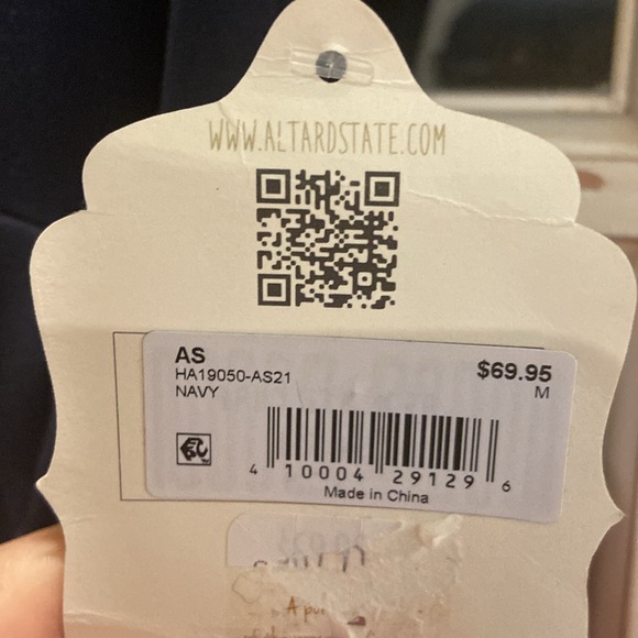 NWT Altar'd State Navy Blue Faux Wrap Dress V
Neck size Medium - Picture 6 of 10